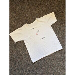 Vintage Lake Street Sports White Graphic Shirt Men You Are Here Puberty Senility